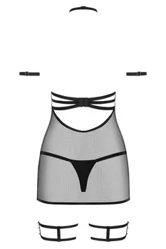 858-CHE-1 Chermise schwarz - L/XL