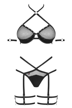858-Set-1 Set schwarz - L/XL