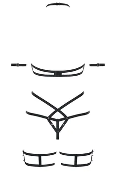 858-Set-1 Set schwarz - L/XL