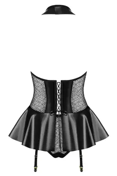 859-COR-1 Corsage schwarz - L/XL