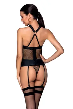 schwarzes Corset PA596153 - 2XL/3XL