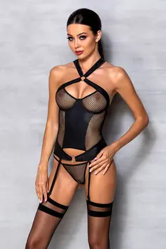schwarzes Corset PA596153 - 2XL/3XL