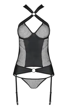schwarzes Corset PA596153 - 2XL/3XL
