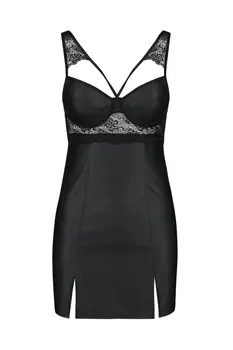 schwarzes Chemise PA596219 - 2XL/3XL