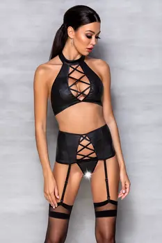 schwarzes ouvert Set PA596252 - 2XL/3XL