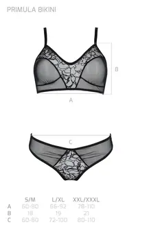 schwarzer Bikini PA596612 - 2XL/3XL