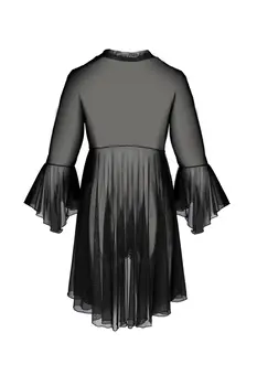 schwarzes Peignoir PA596618 - 2XL/3XL