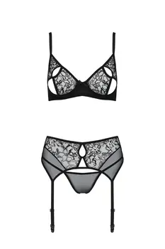 schwarzes 3-teilges Set PA596621 - 2XL/3XL