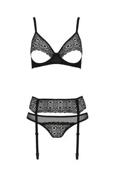schwarzes 3-teilges Set PA596663 - 2XL/3XL