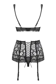 856-SEG-1 3-teilges Set schwarz - 2XL