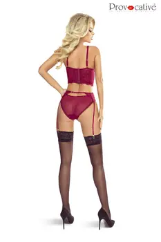 rotes Passion Glamour Set PR1567 - L/XL