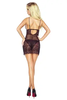 schwarzes Sensuelle Venice Chemise PR5017 - L/XL
