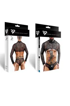 Crop Top REGaspar001 schwarz - 2XL