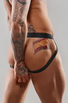 Jock Strap REPatrick001 schwarz/rot - 2XL