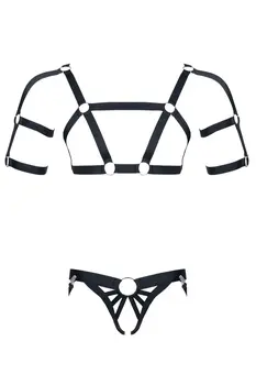 Harness SET010 schwarz - XXL/XXXL