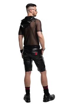 Herren Kaputzen T-Shirt RMIvo001 schwarz - 2XL