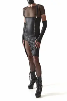Kleid CRD004 schwarz Crossdresser - L