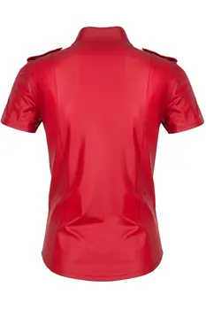 Herren Hemd RMCarlo001 rot - 8XL