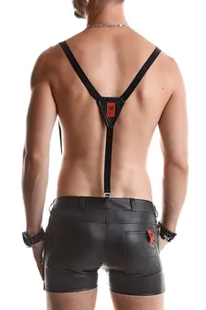Herren Hoseträger RMGino001 schwarz
