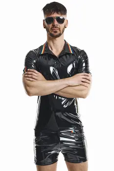 PVC Polo Shirt RMRaffaeleRBW schwarz - 2XL
