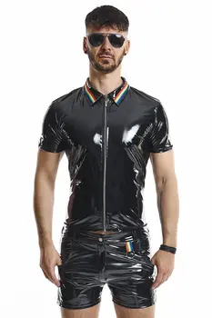 PVC Herren Polo Shirt RMRemigioRBW schwarz - 2XL