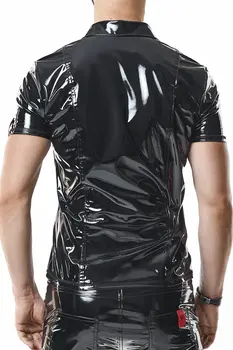 PVC Herren Polo Shirt RMRoccoPVC schwarz - 2XL