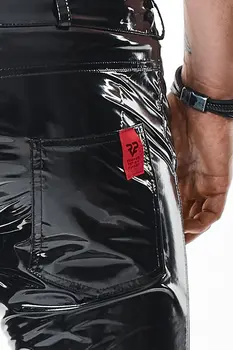 Herren PVC Shorts RMFlavioPVC schwarz - 2XL