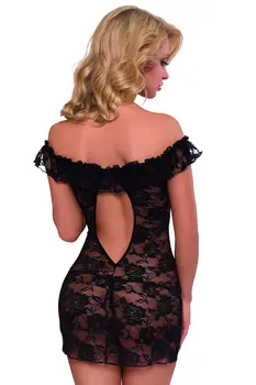 schwarzes Chemise 1801 - M/L