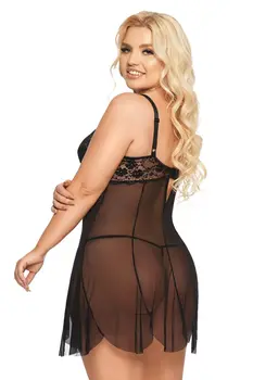 schwarzes Chemise 1895 - 3XL