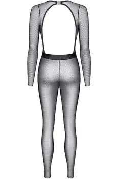 schwarz/silbernes Jumpsuit STEdvige001 - XXL