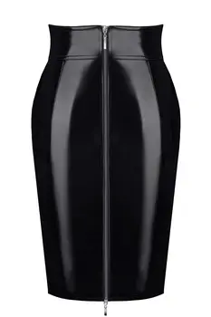 schwarzer Damen-Rock TDFinija001 - 2XL