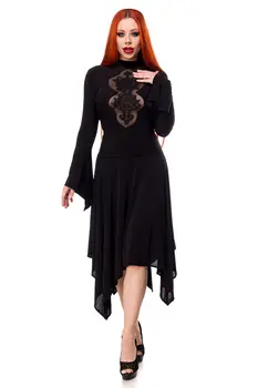 Kleid mit Spitzeneinsatz 90520 - 4XL
