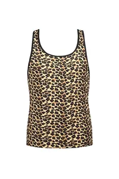 Herren Tank Top 053550 leopard - 3XL