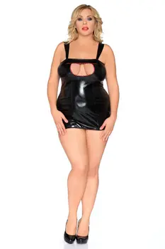 schwarzes Chemise SB/1015 54/56 Sexy Base