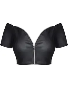 schwarzes Damen-Top BRMarina001 - XXL