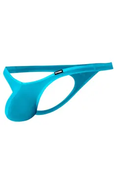türkiser Low Rise Bulge String Netz C4MSPXBUL02 GLOW - XL
