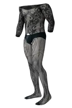 Herren Bodystocking ouvert RAV119 - L/XL