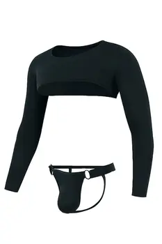 schwarzes Jockstrap-Set RAV117 - XL
