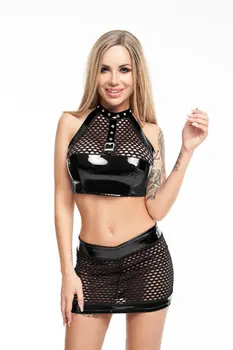 schwarzes 2-teiliges Set CB229 - XL