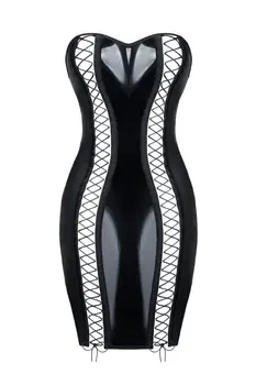 schwarzes Minikleid Astrid - XXL
