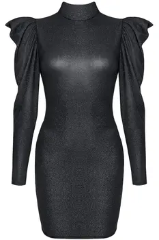 schwarzes Minikleid CADR005 - M