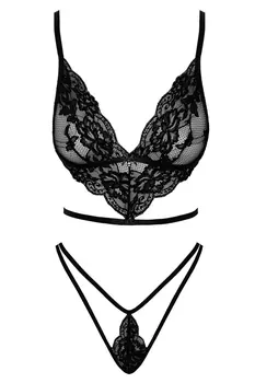 KISS240 zweiteiliges Set aus Spitze - L/XL