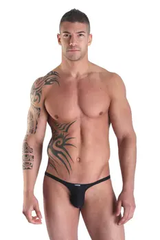 schwarzer Männer String-Tanga Sunny 96-57 XL von Look Me