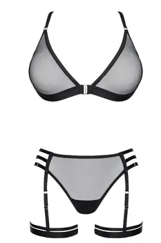 schwarzes Set LXAdora001 - XXL