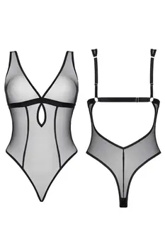 schwarzer Body LXMireia001 - XXL