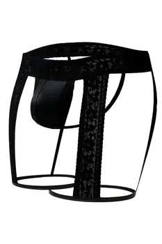 schwarzer Strumphalter mit String C4MRAV103 - XL