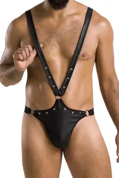 schwarzer String-Body 028 - 2XL/3XL