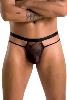 schwarzer Männer String 029 - 2XL/3XL