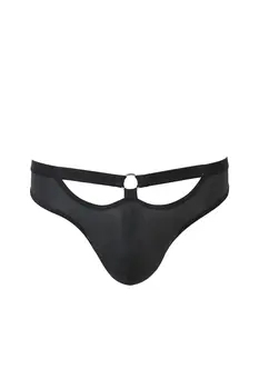 schwarzer Männer Slip ouvert 041 - 2XL/3XL