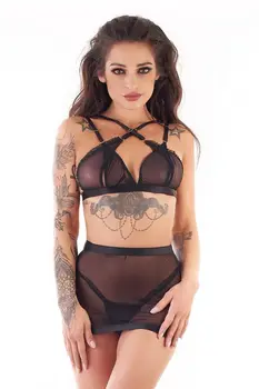 schwarzes Set MS-S0201 - XXL/XXXL